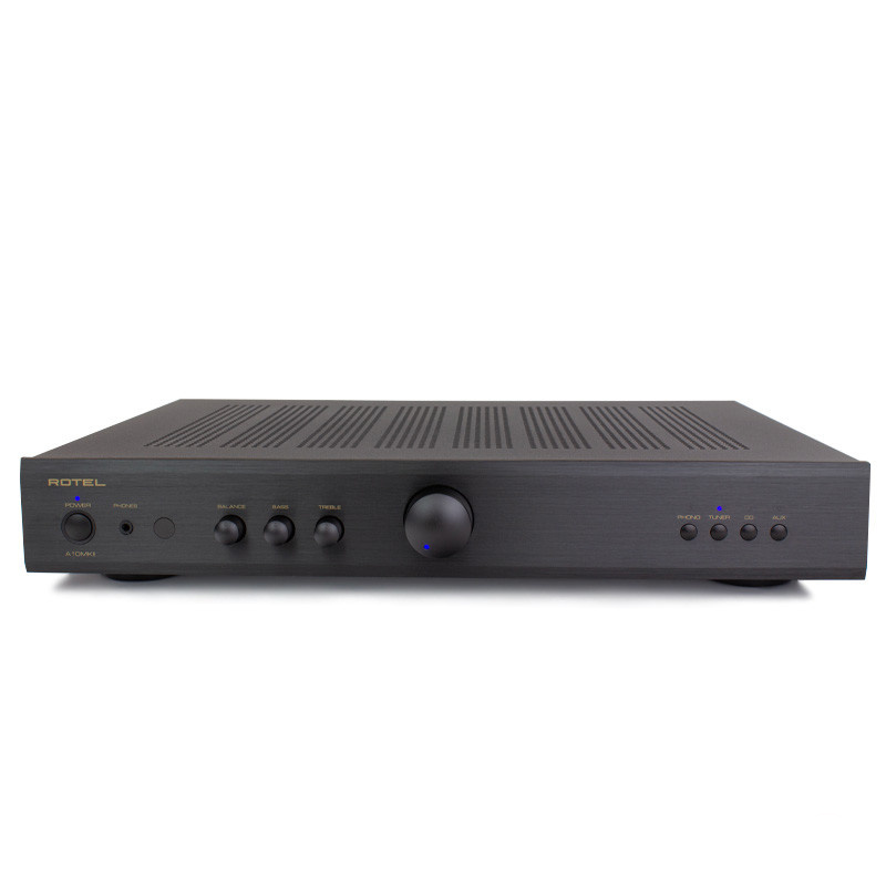 Rotel A10 MKII stereoförstärkare med RIAA-steg, svart