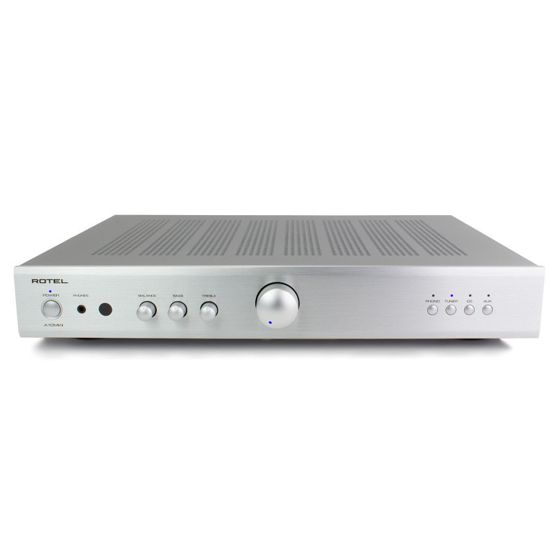 Rotel A10 MKII stereoförstärkare med RIAA-steg, silver