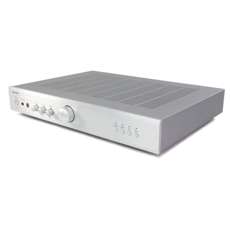 Rotel A10 MKII stereoförstärkare med RIAA-steg, silver