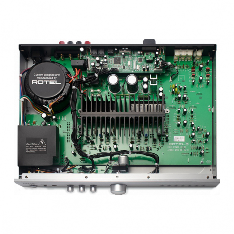 Rotel A11 MKII stereoförstärkare med DAC, RIAA-steg & Bluetooth, silver