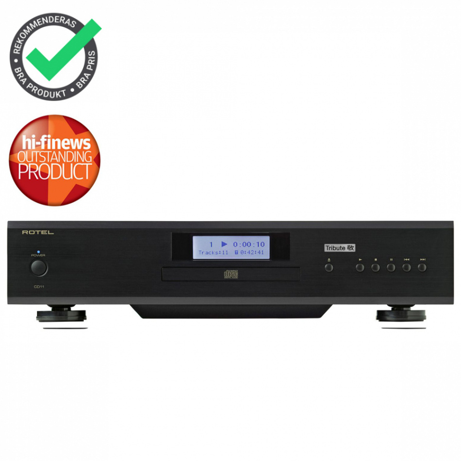Rotel CD11 Tribute CD-spelare, svart