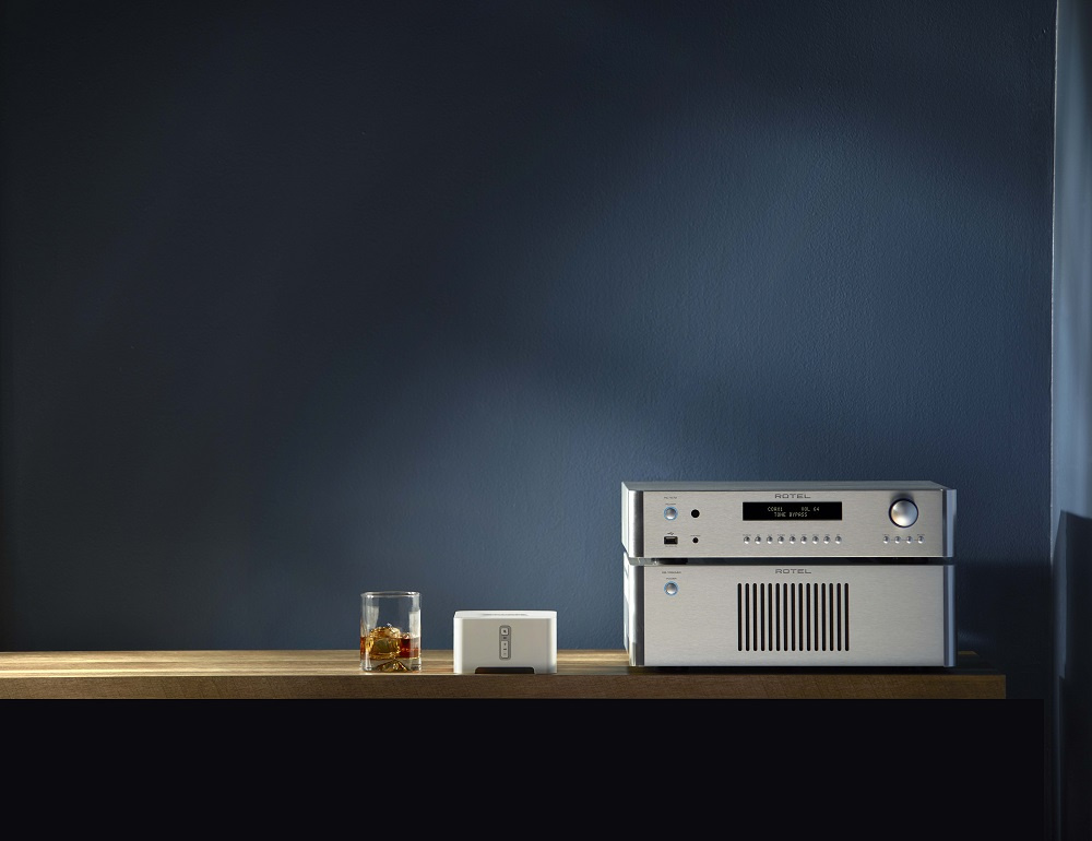 Rotel RB1552 mkII stereoslutsteg med XLR, silver