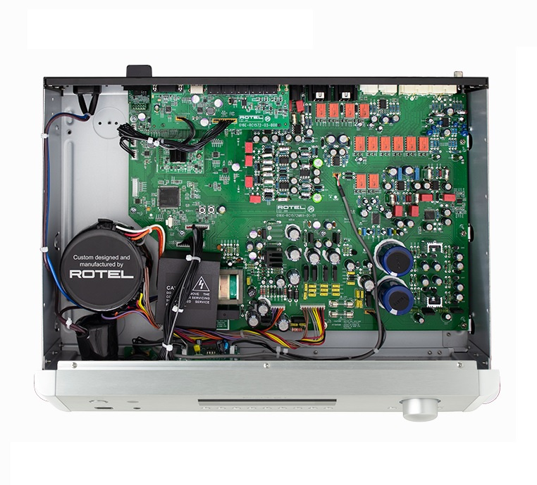 Rotel RC1572 MKII stereoförsteg med DAC, RIAA-steg & MQA-stöd, svart