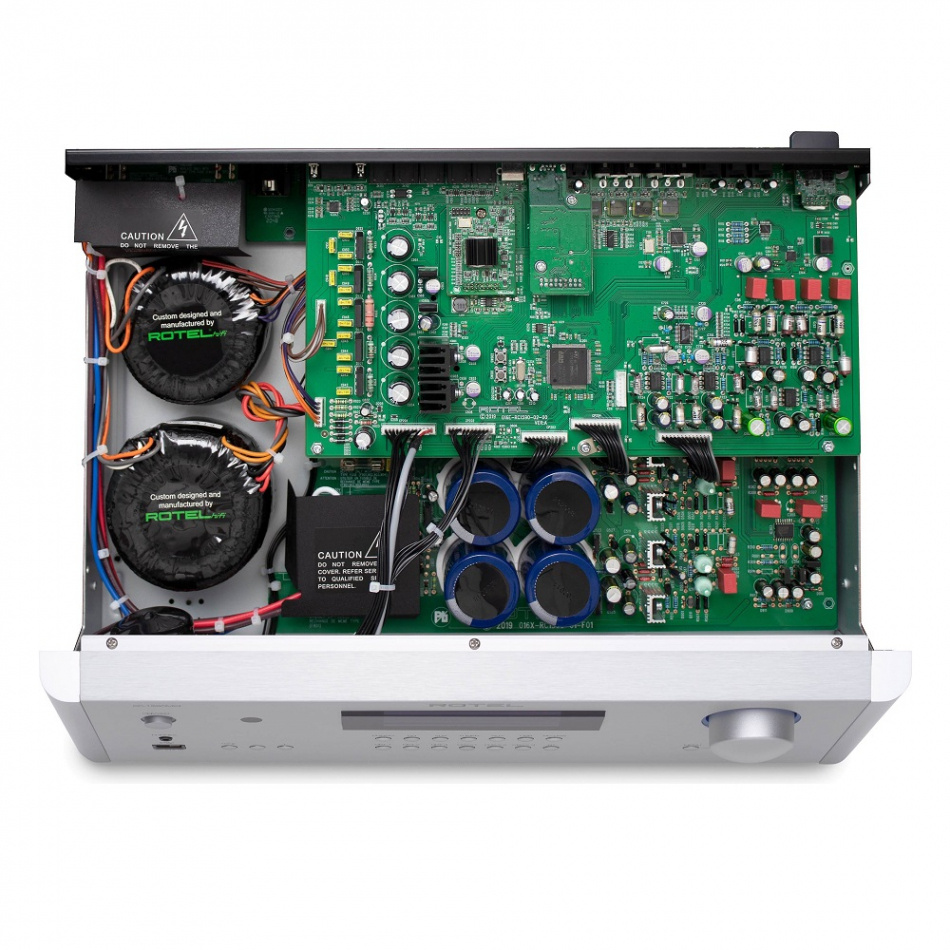 Rotel RC1590 MKII stereoförsteg med DAC, RIAA-steg & MQA-stöd, svart