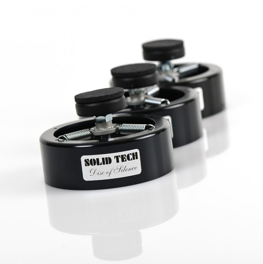 Solid Tech Disc Of Silence 3-pack svart, 15-35 kg