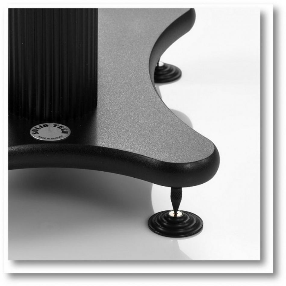 Solid Tech Floor Protectors, 4-pack svart