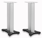 Solid Tech Radius Stand 62, svart högtalarstativ med silver ben Solid Tech Radius Stand 62, svart högtalarstativ med silver ben