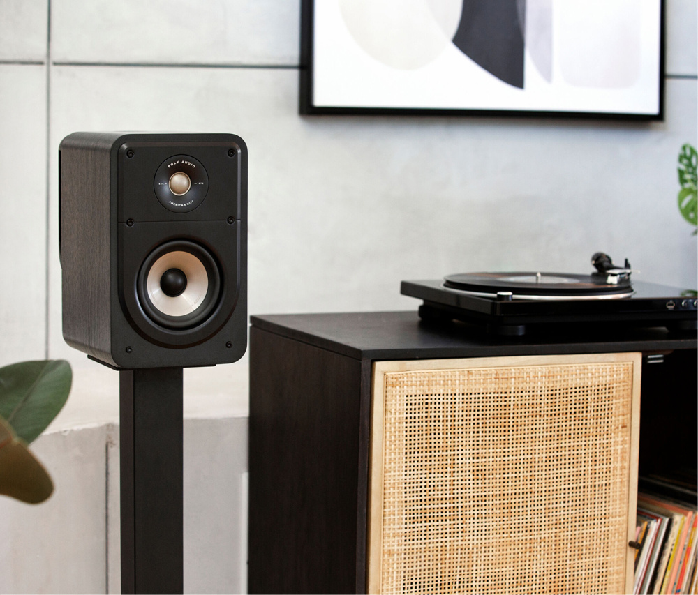Polk Audio Signature Elite ES15 stativhögtalare, svart par