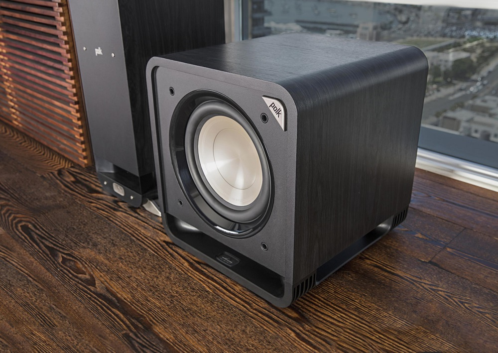 Polk Audio HTS10 aktiv subwoofer, svart