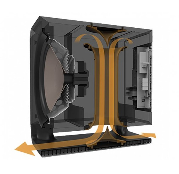 Polk Audio HTS10 aktiv subwoofer, svart