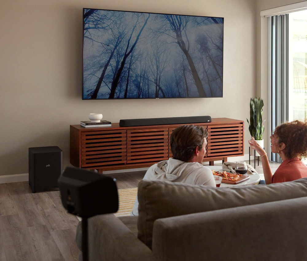 Polk Audio Mag Max AX SR Dolby Atmos soundbar med trådlös subwoofer