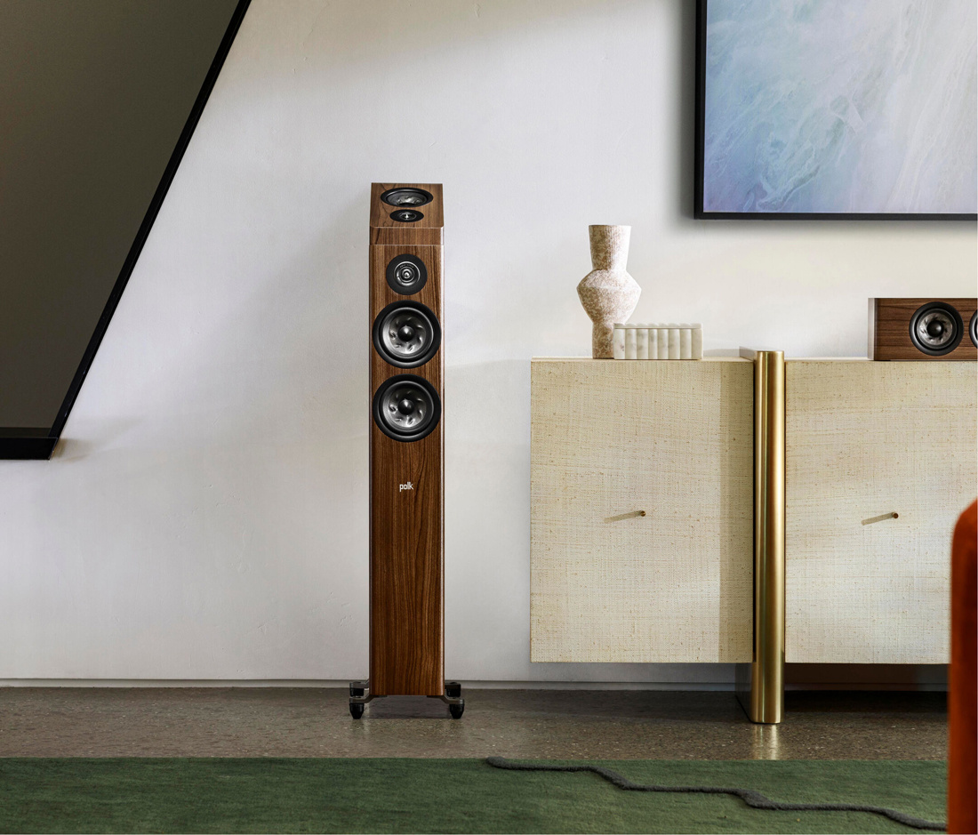 Polk Audio Reserve R500 golvhögtalare, valnöt par