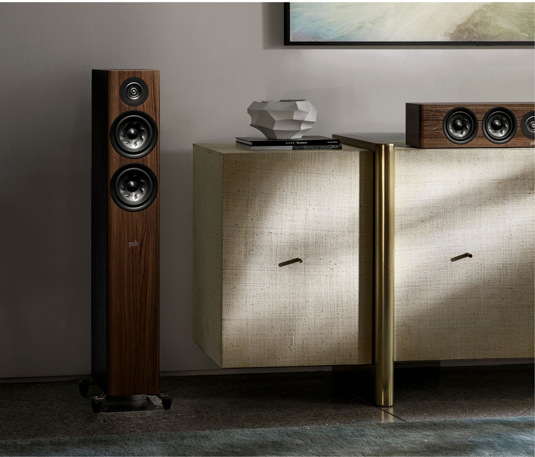 Polk Audio Reserve R500 golvhögtalare, valnöt par