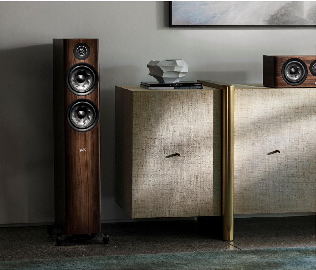 Polk Audio Reserve R600 golvhögtalare, valnöt par