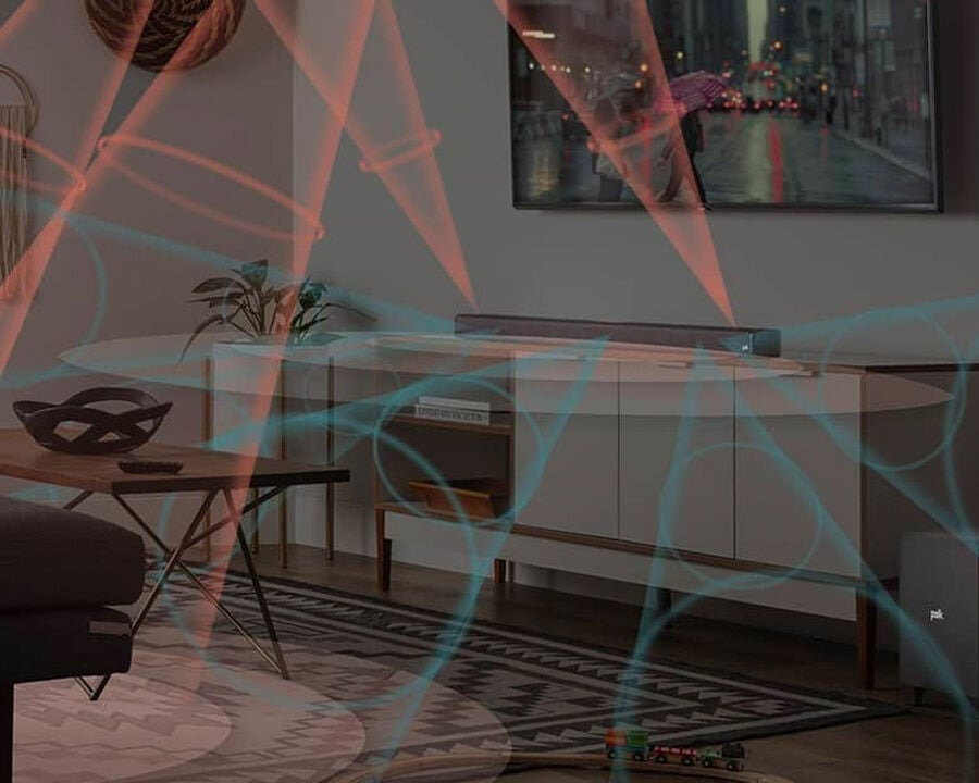 Polk Audio Signa S4 Dolby Atmos soundbar med Bluetooth & trådlös subwoofer