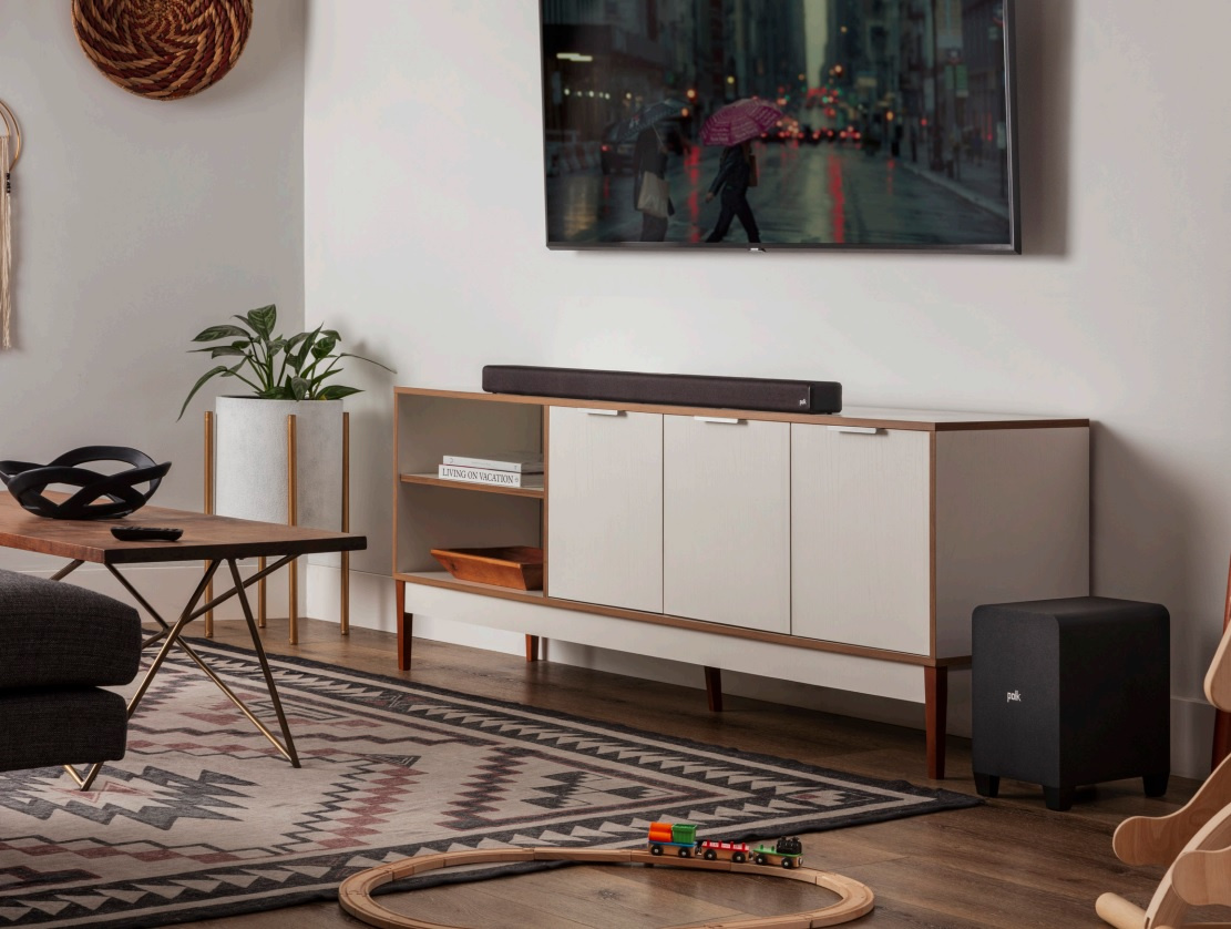 Polk Audio Signa S4 Dolby Atmos soundbar med Bluetooth & trådlös subwoofer