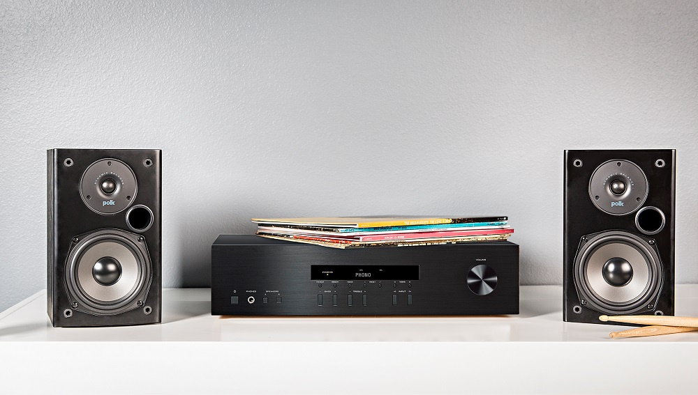 Polk Audio T15 stativhögtalare, svart par