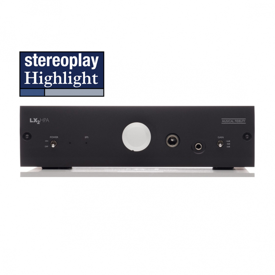 Musical Fidelity LX2-HPA hörlursförstärkare, svart