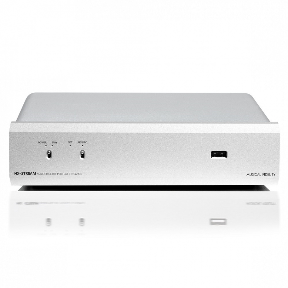 Musical Fidelity MX-Stream, nätverkstransport med Roon silver