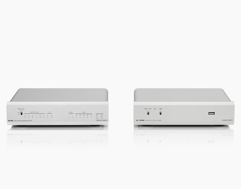 Musical Fidelity MX-Stream, nätverkstransport med Roon silver