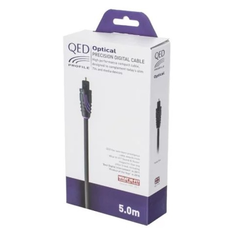 QED Profile Optical Cable, optisk ljudkabel Toslink