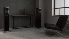 Q Acoustics Concept 500, pianosvart par med rosewood baksida