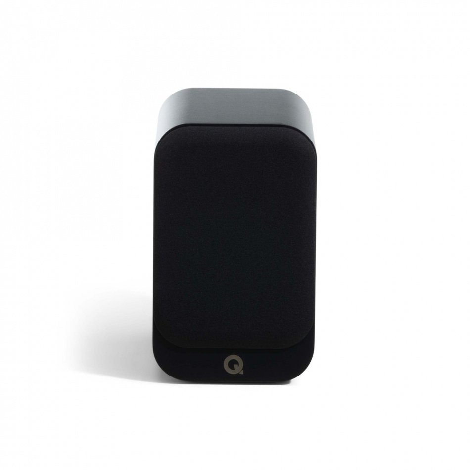 Q Acoustics 3010c stativhögtalare, mattsvart par Returexemplar