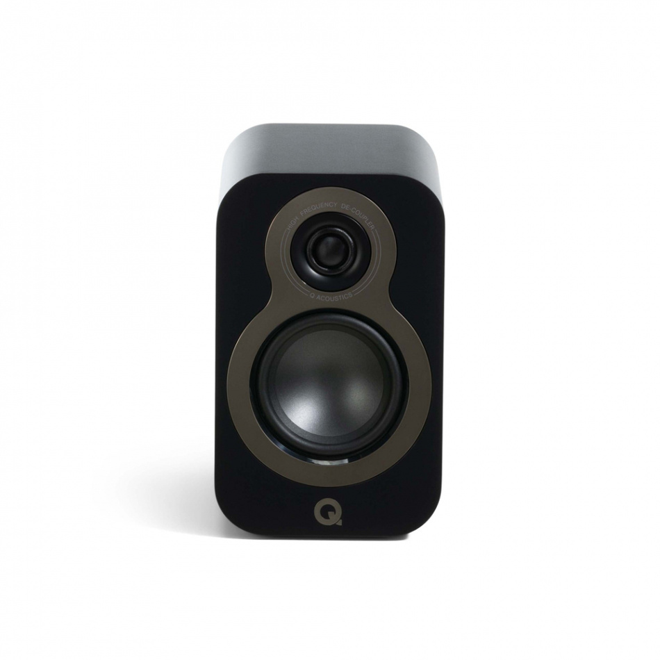 Q Acoustics 3010c stativhögtalare, mattsvart par