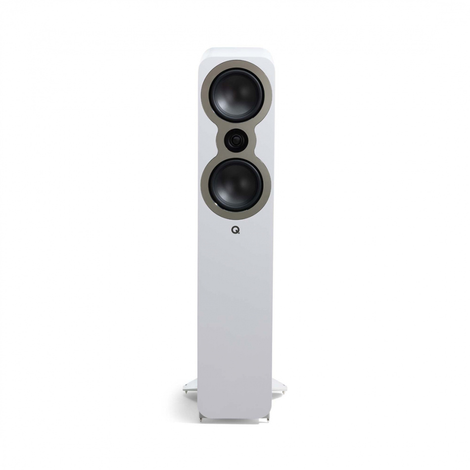 Q Acoustics 3050c golvhögtalare, mattvitt par
