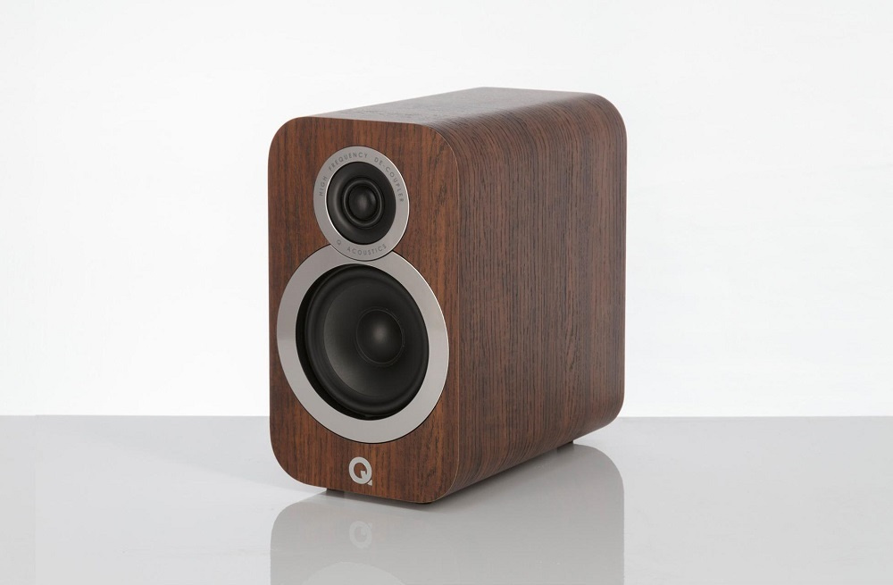 Q Acoustics 3010i stativhögtalare, valnöt par