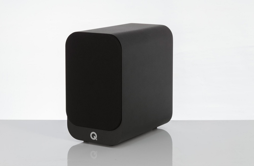 Q Acoustics 3010i stativhögtalare, svart par