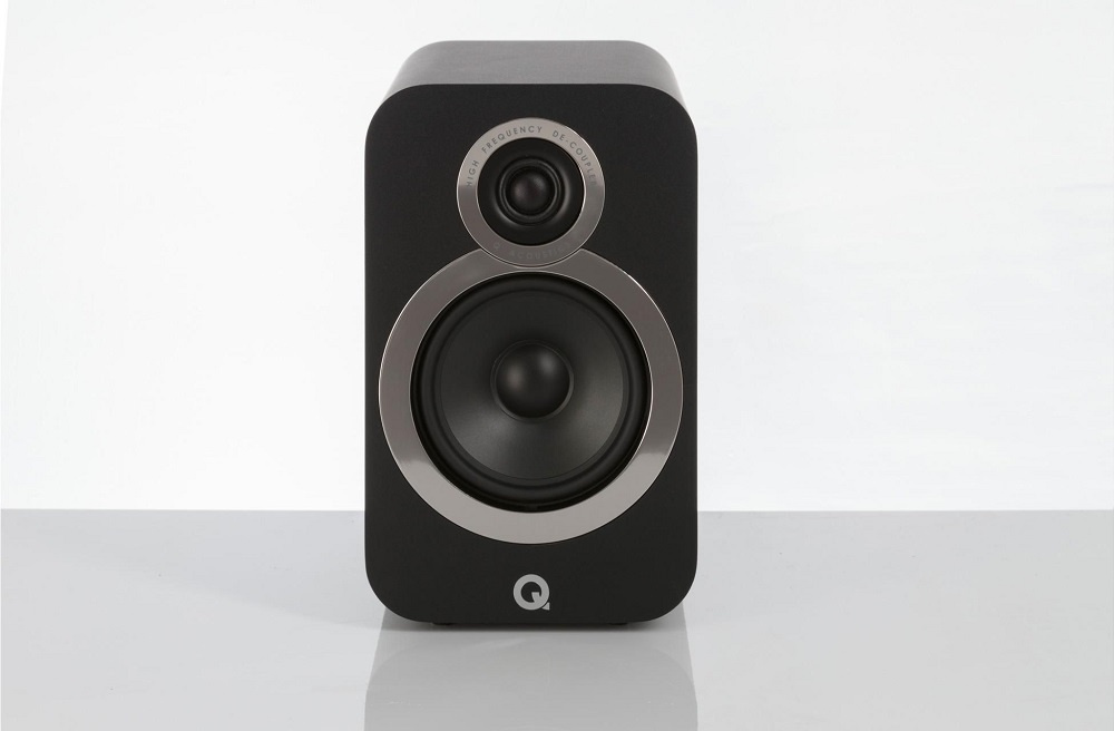Q Acoustics 3020i stativhögtalare, svart par
