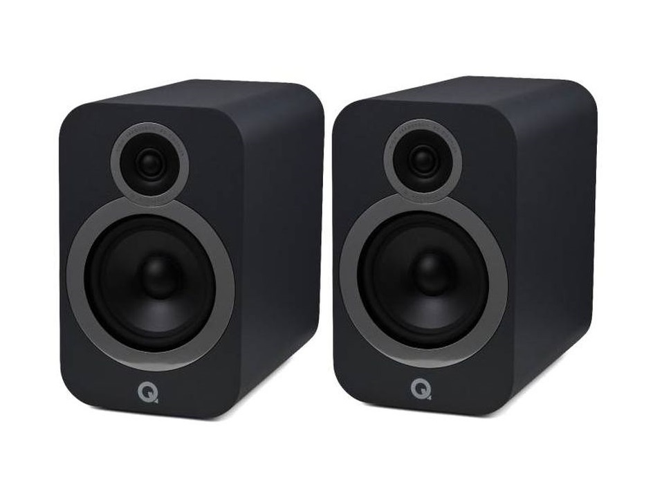 Q Acoustics 3030i stativhögtalare, grått par