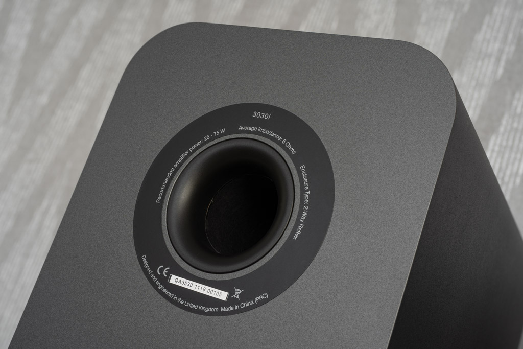 Q Acoustics 3030i stativhögtalare, grått par