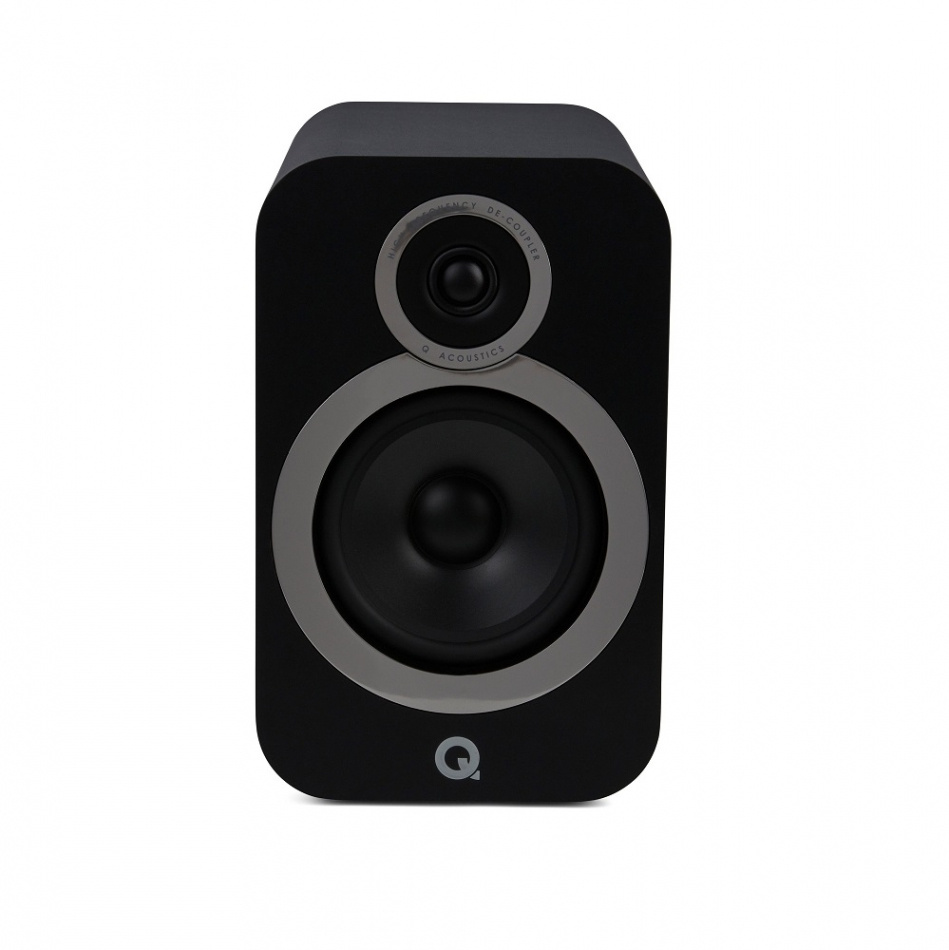 Q Acoustics 3030i stativhögtalare, svart par
