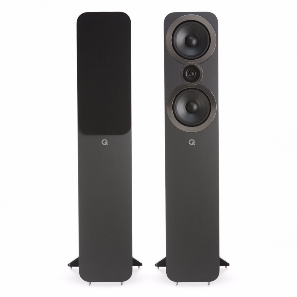 Q Acoustics 3050i golvhögtalare, grått par