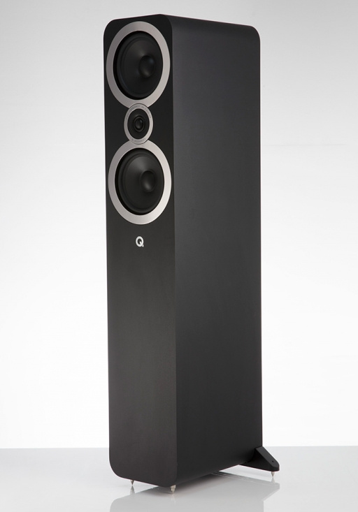 Q Acoustics 3050i golvhögtalare, svart par