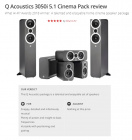 Q Acoustics 3060S aktiv subwoofer, svart Q Acoustics 3060S aktiv subwoofer, svart