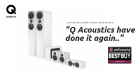 Q Acoustics 3060S kompakt aktiv baslåda, svart Q Acoustics 3060S kompakt aktiv baslåda, svart