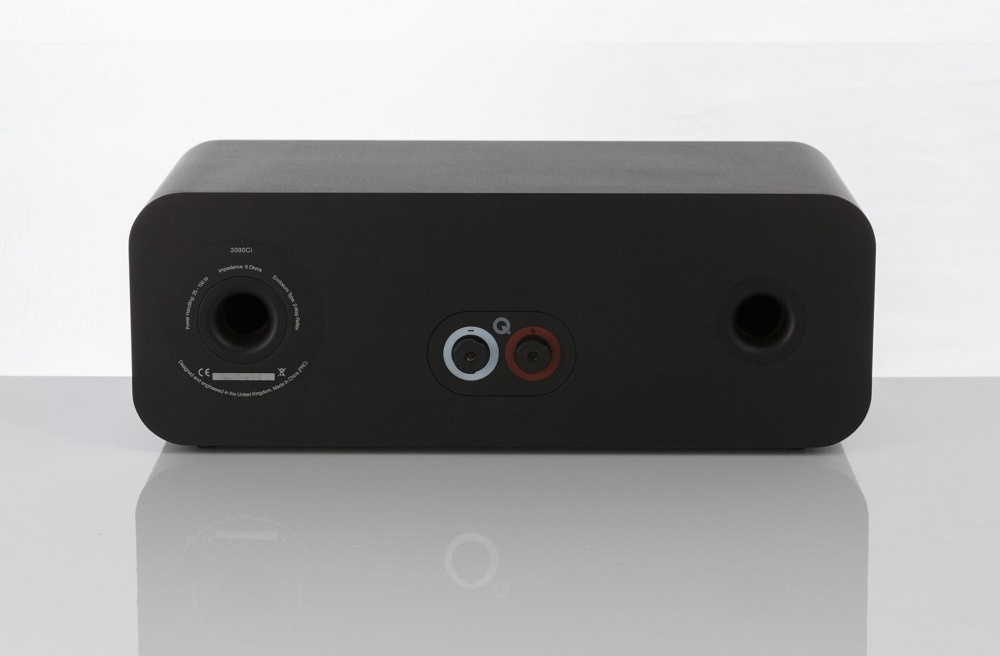 Q Acoustics 3090Ci centerhögtalare, svart