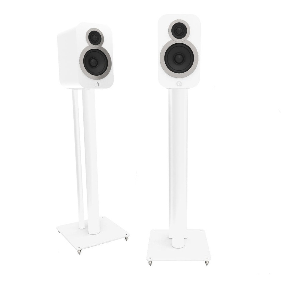 Q Acoustics FS50 högtalarstativ, vitt par