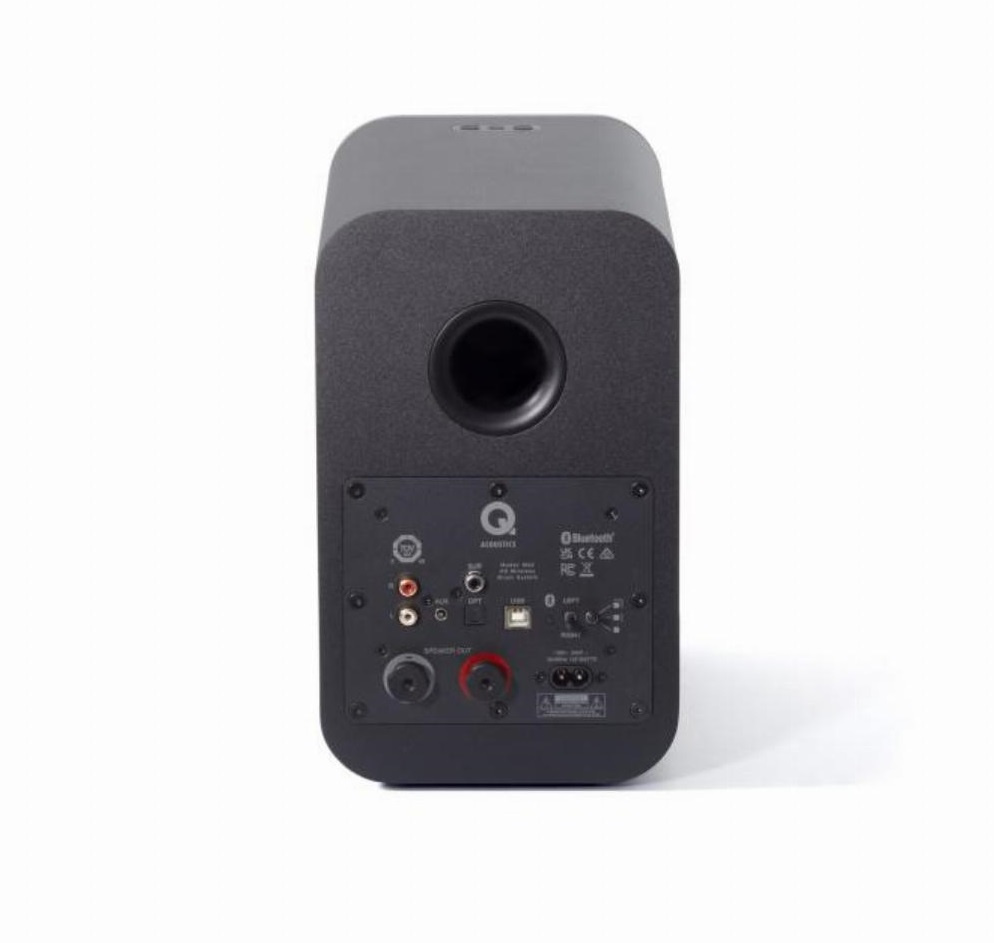 Q Acoustics M20 aktiva stereohögtalare med Bluetooth & DAC, svart par