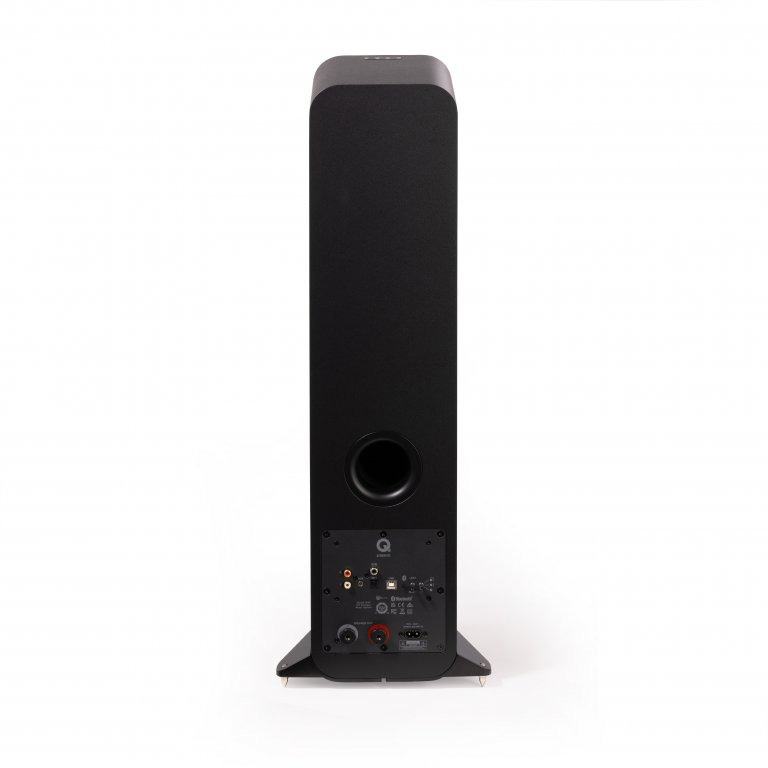 Q Acoustics M40 aktiva stereohögtalare med Bluetooth & DAC, svart par