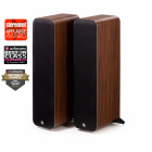 Q Acoustics M40 aktiva stereohögtalare med Bluetooth & DAC, valnöt par Q Acoustics M40 aktiva stereohögtalare med Bluetooth & DAC, valnöt par