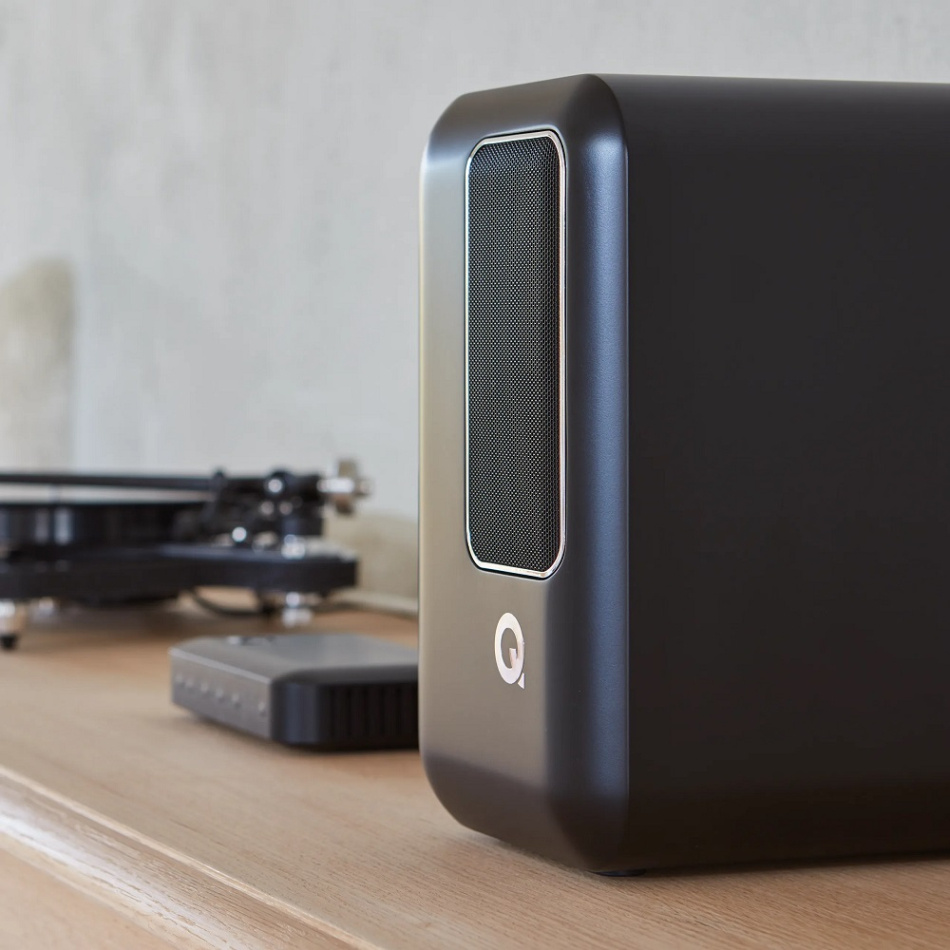 Q Acoustics QActive 200 aktiva stereohögtalare, mattsvart par