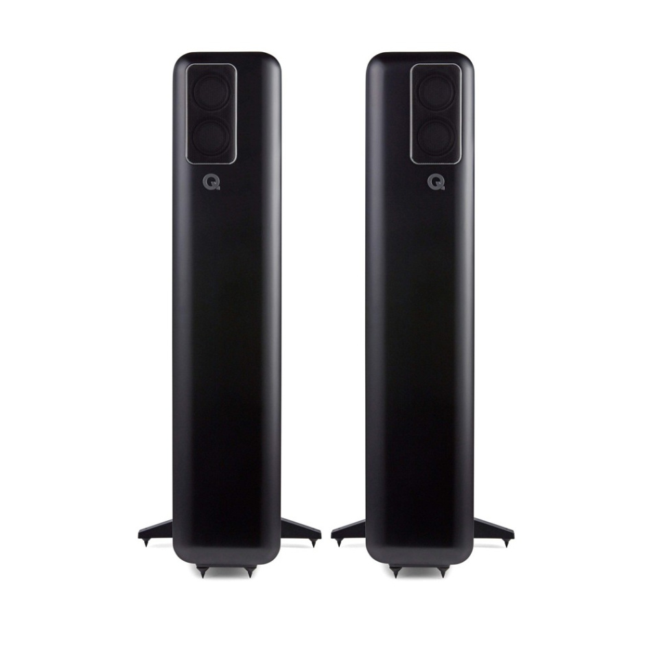 Q Acoustics QActive 400 aktiva stereohögtalare, mattsvart par