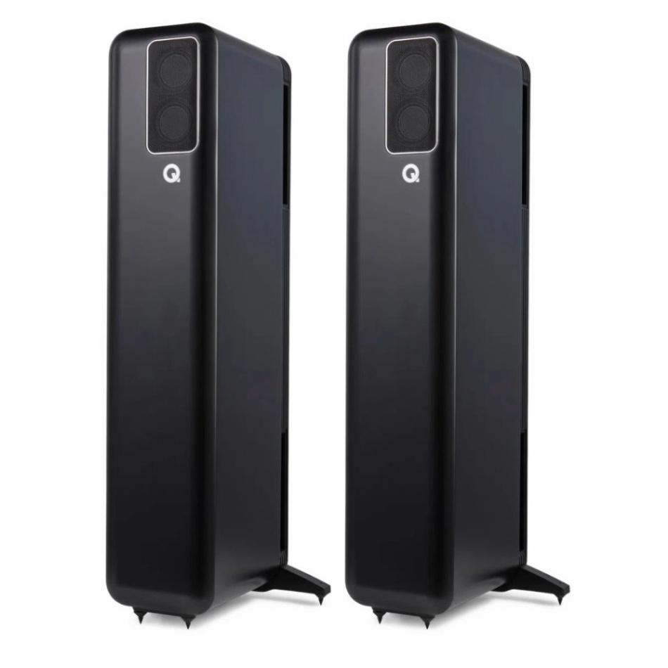Q Acoustics QActive 400 aktiva stereohögtalare, mattsvart par