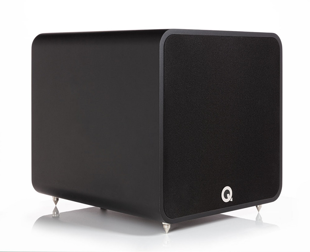 Q Acoustics QB12 aktiv subwoofer, mattsvart