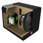 Q Acoustics QB12 aktiv subwoofer, mattsvart Q Acoustics QB12 aktiv subwoofer, mattsvart