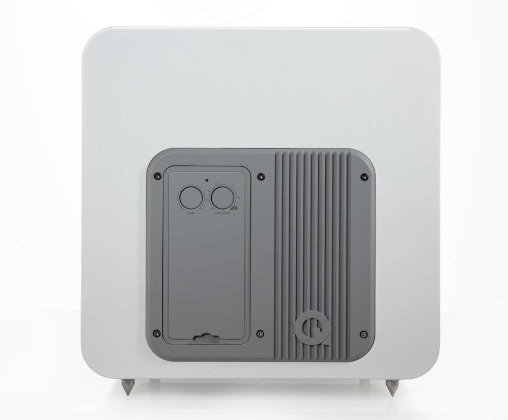 Q Acoustics QB12 aktiv subwoofer, pianovit